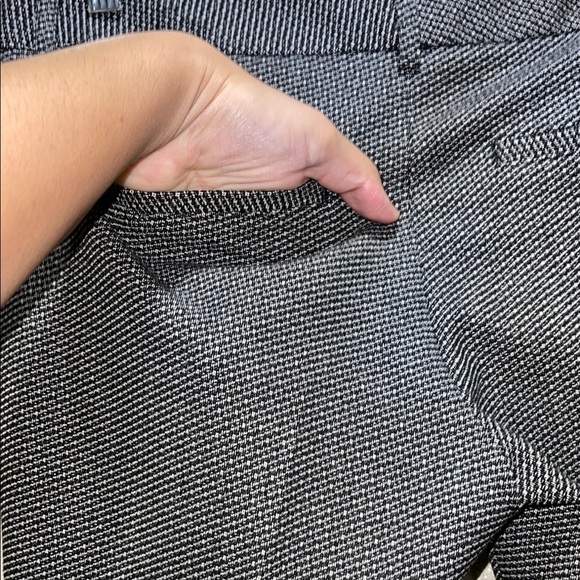 Express Columnist Gray Textured Pants - Picture 7 of 9